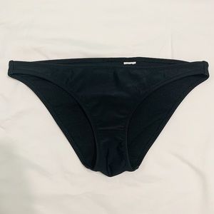 Black abercrombie and fitch bikini bottoms